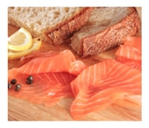 A&V Atlantic Smoked Salmon Pre-Sliced 8Oz