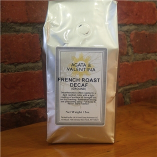 A&V French Roast Decaf Ground Coffee (12oz.)