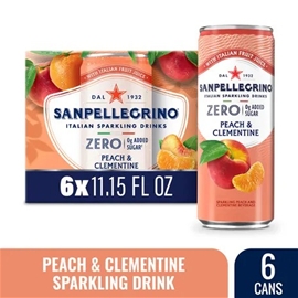 San Pellegrino Peach & Clementine Zero 6pk