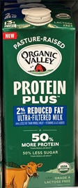 Organic Valley Protein Plus 2% Reduced Fat Milk (48 oz)
