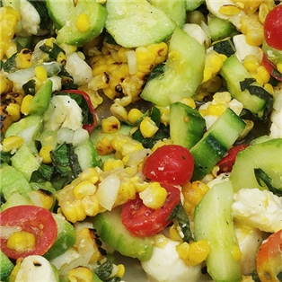 Fresh Tomato & Roasted Corn Salad
