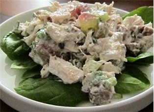 Turkey Salad With Dried Cranberries & Pecans