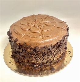 Chocolate Silk Cake 10"
