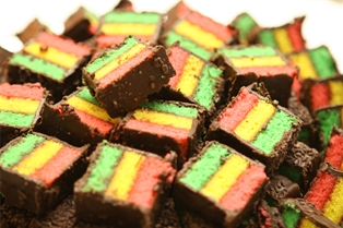 Oberlander Rainbow Cookies For Passover (12 oz.)