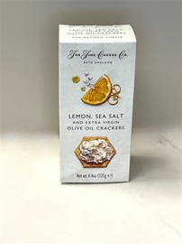 The Fine Cheese Co Lemon Sea Salt Extra Virgin Olive Oil Crackers (4.4 oz)