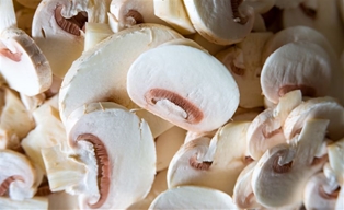 Sliced White Mushrooms