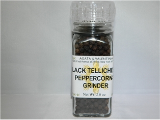 A&V Blk Tellicher Peppercorn Grinder