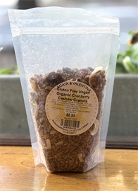 A&V Gluten Free Vegan Organic Cranberry Cashew Granola