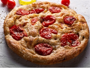 A&V Frozen Homemade Round Tomato Focaccia