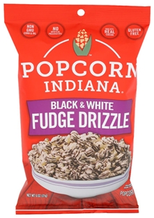 Popcorn Indiana Black & White Fudge Drizzle Popcorn 6oz