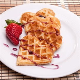 Jacquet Heart Shaped Waffle (10oz)