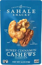 Sahale Snacks Honey Cinnamon Glazed Cashew Mix (4Oz)