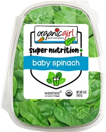 Olivias Organic Baby Spinach (5oz)