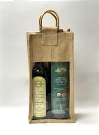 A&V Organic Extra Virgin DOP Umbria Olive Oil/ Balsamic Vinegar Tote Bag