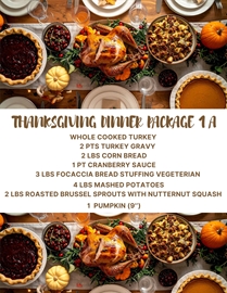 Thanksgiving Dinner Package 1A- (Serves 6 People)