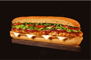 3' BBQ Chicken Hero
